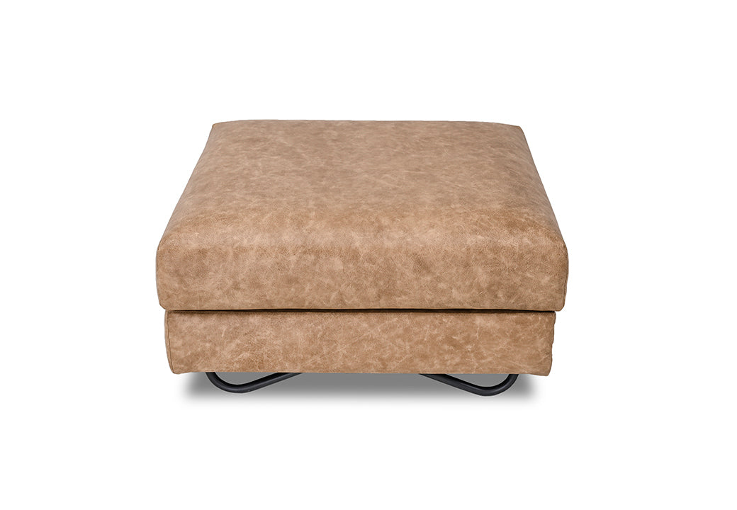 Hocker Epic, Leder OLLY - Beige