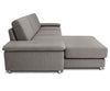 Ecksofa Infinity, Stoff RONDA - Grau