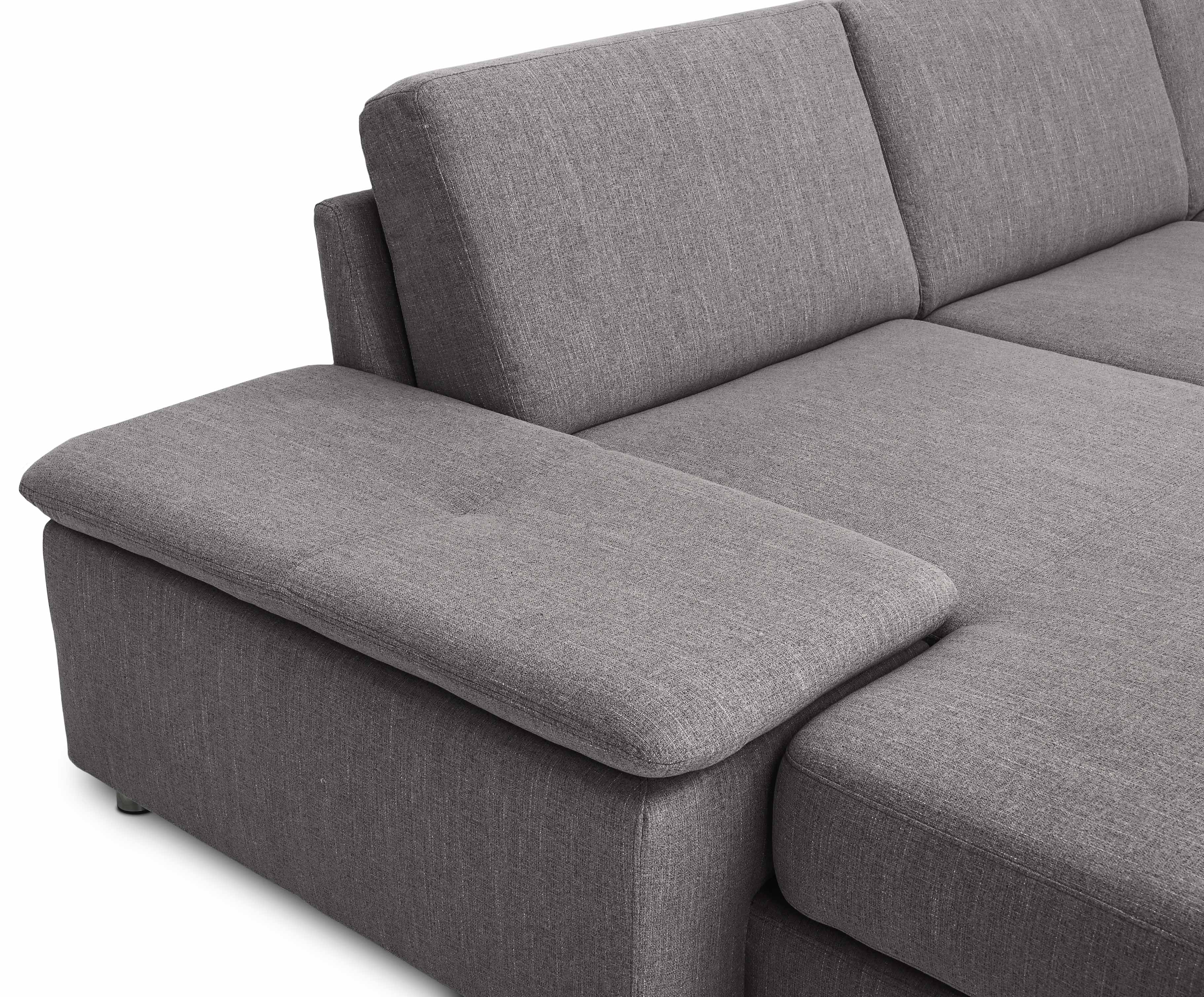 Ecksofa Infinity, Stoff RONDA - Grau