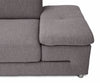 Ecksofa Infinity, Stoff RONDA - Grau