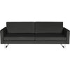 3-Sitzer Sofa Portobello, Flachgewebe Toronto - Dunkelgrau