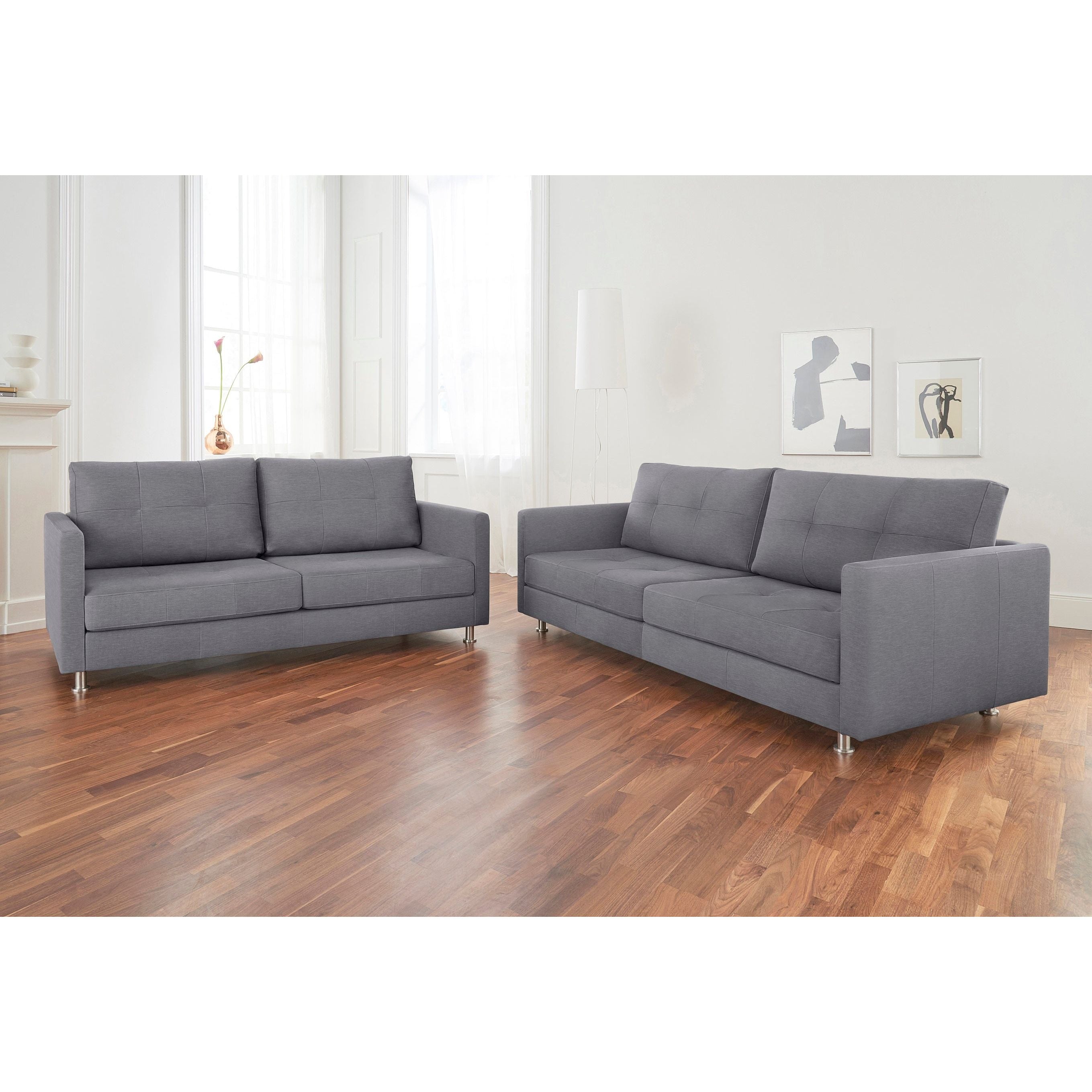 3-Sitzer Sofa Liam, Flachgewebe Firenza