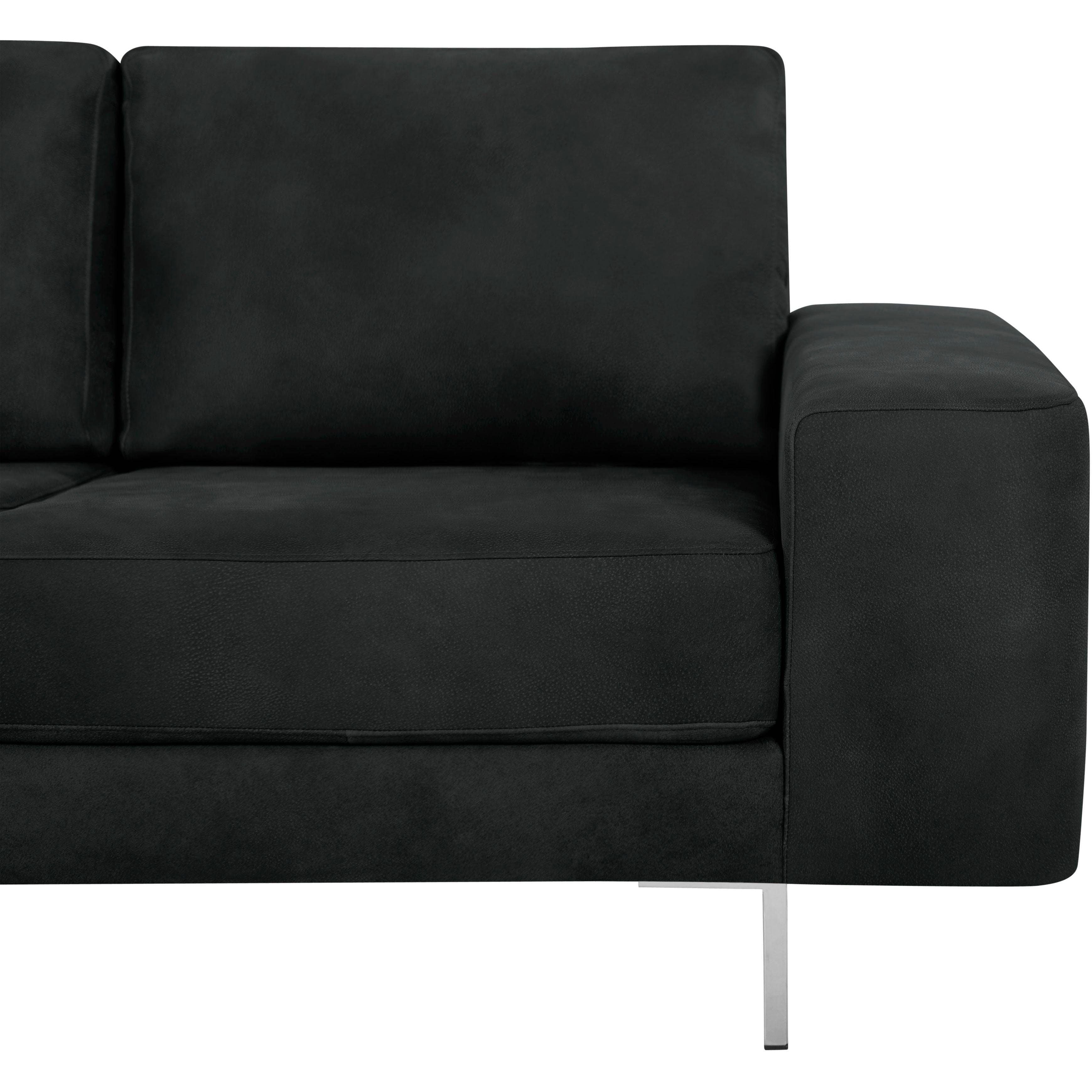 3-Sitzer Sofa Lexgaard Echtleder Rustico - Dunkelbraun