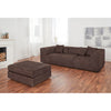 3-Sitzer Sofa Sam, Echtleder Rustico - Braun