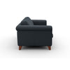 2-Sitzer Sofa Amadeo, Echtleder Comfort - Dunkelblau