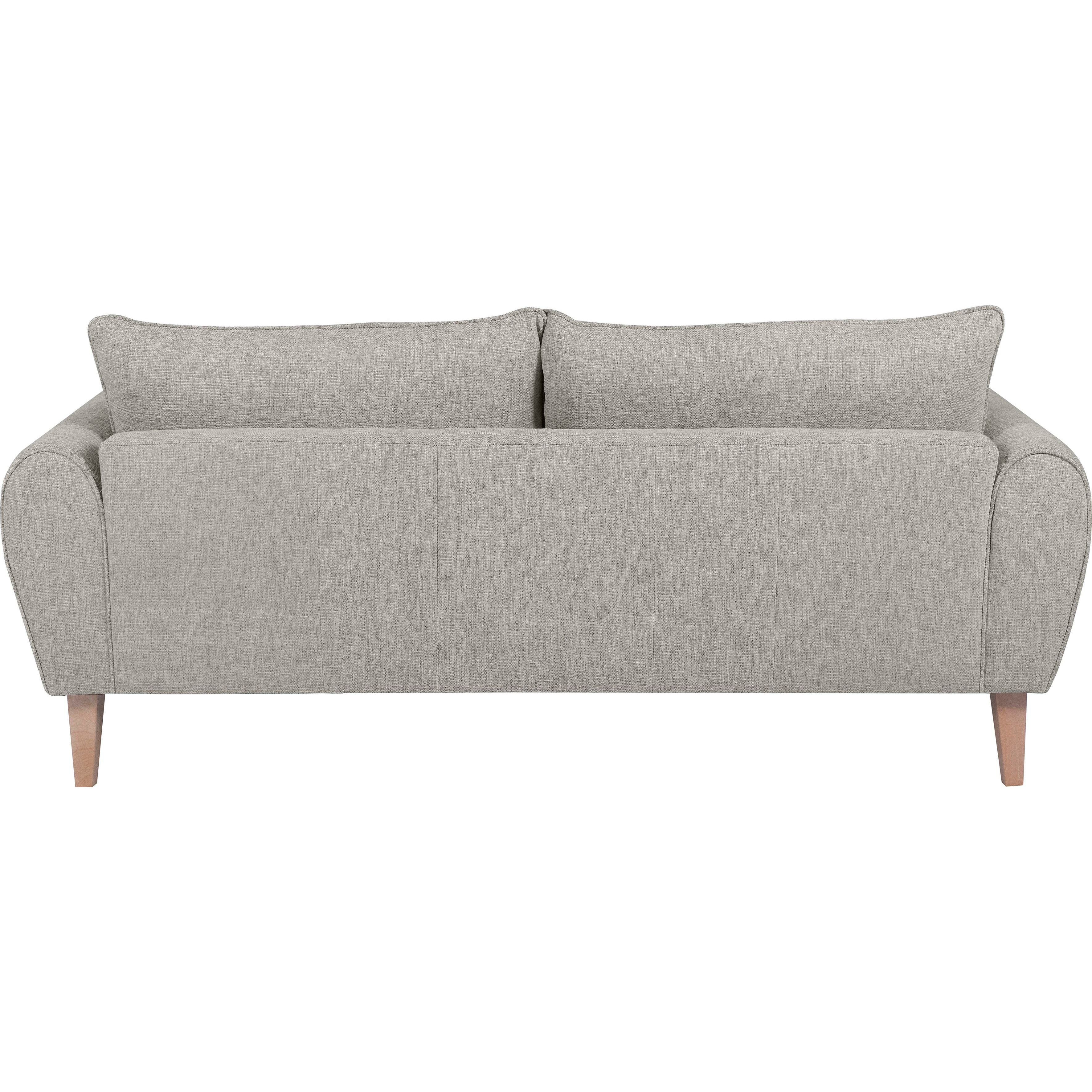 2-Sitzer Sofa Modesto, Chenille Palermo - Beige-Grau