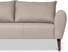 2-Sitzer Modesto, Flachgewebe LISA - Beige