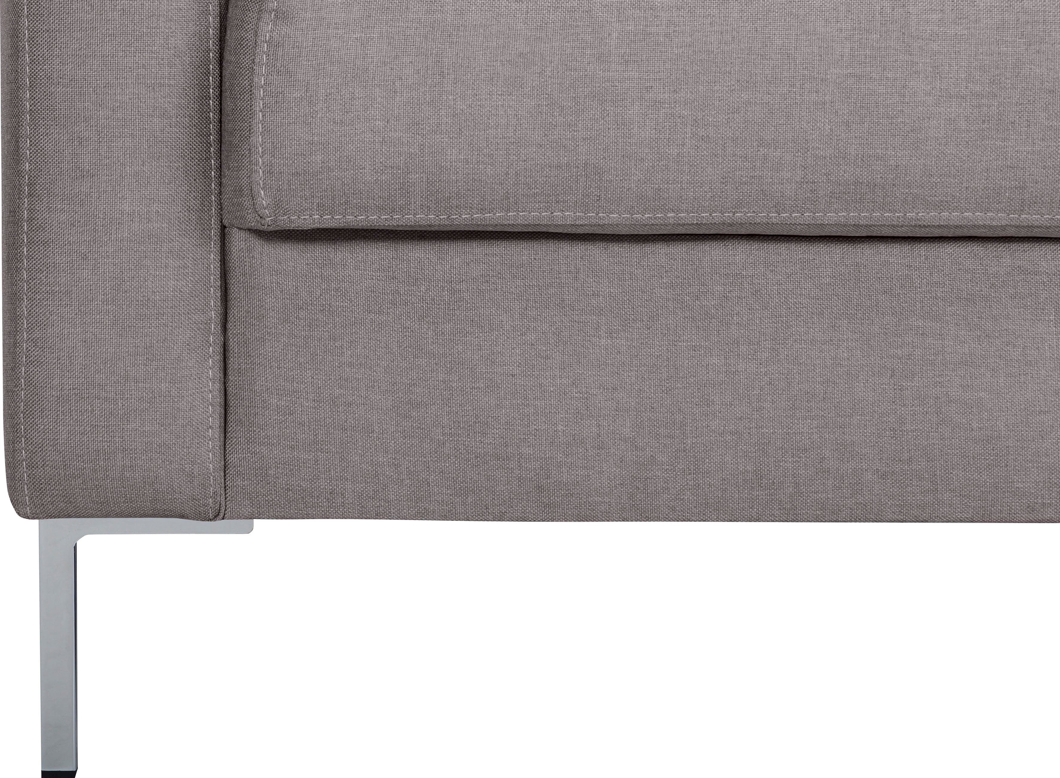 3-Sitzer Sofa mit Schlaffunktion Malaga, Flachgewebe Sawana